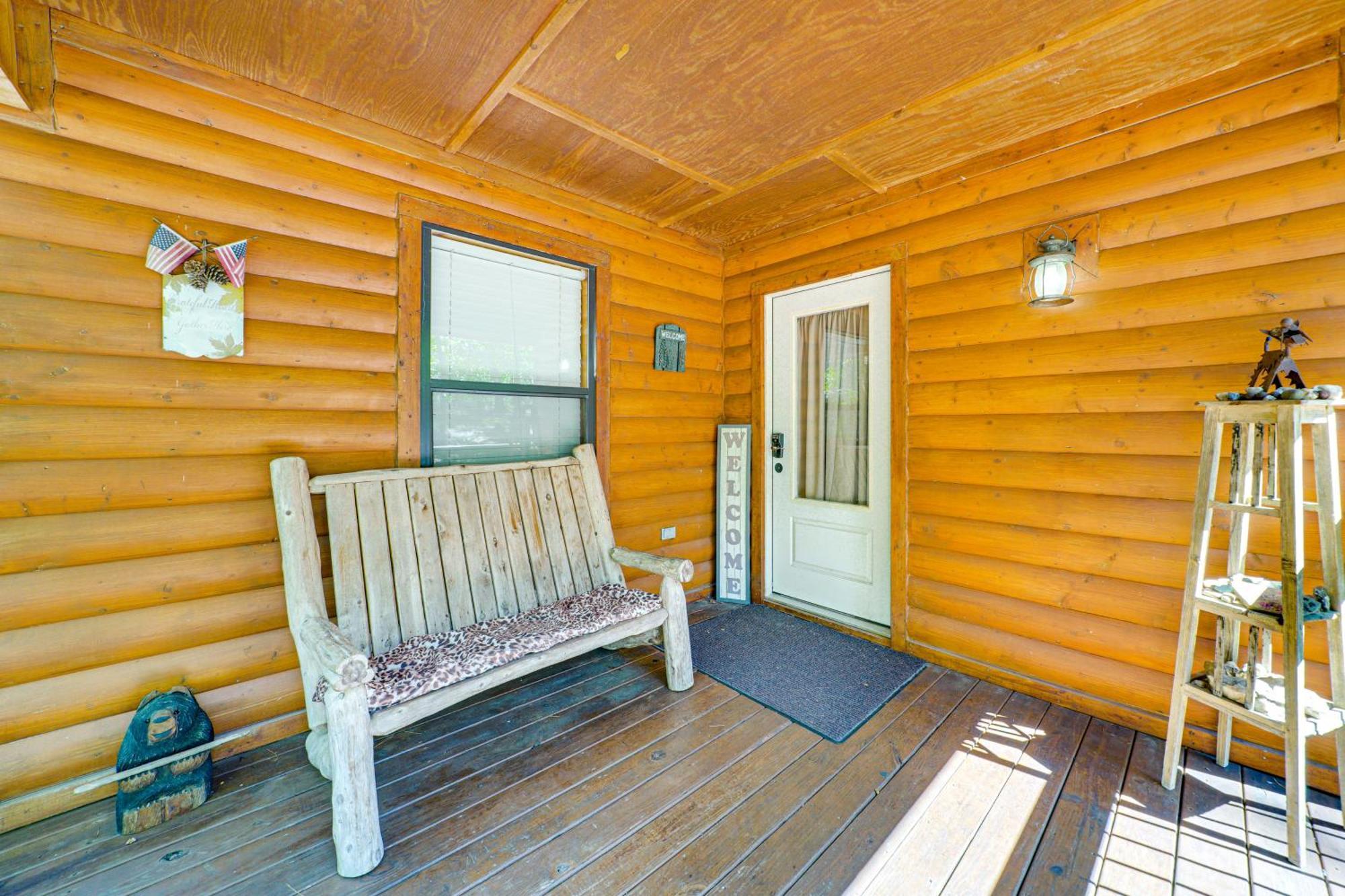 Broken Bow Rental Cabin With Hot Tub And Bar المظهر الخارجي الصورة